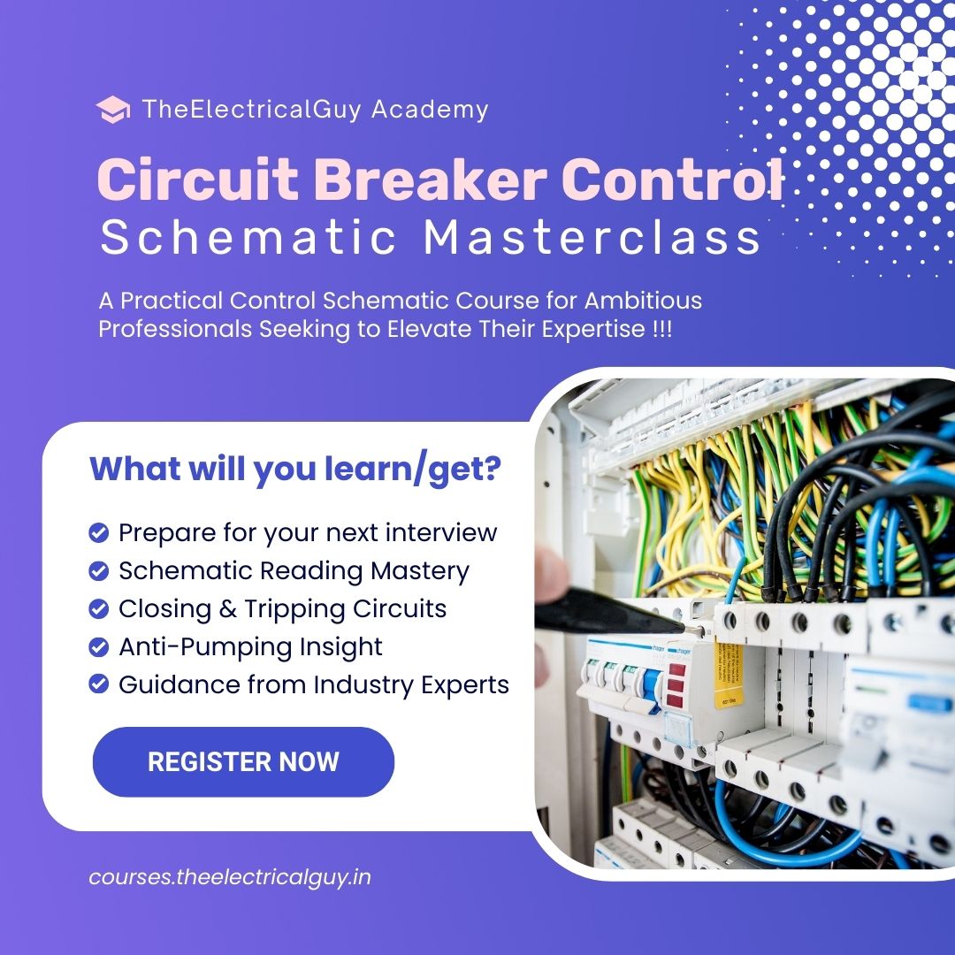 Circuit Breaker Control Schematic Explained TheElectricalGuy