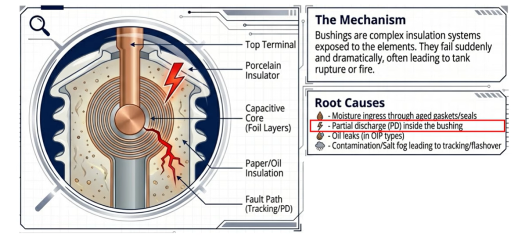 Bushing failure